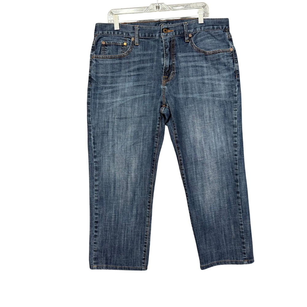 Lucky Brand Mens Jeans W36 Blue 221 Original Straight Jeans Dark Wash 25 Inseam